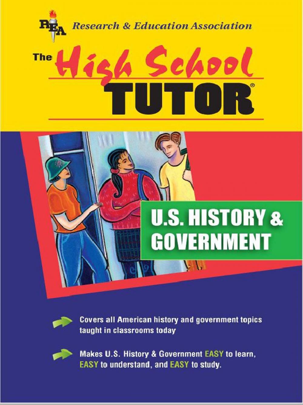 Big bigCover of U.S. History and Government Tutor (REA) - High School Tutors