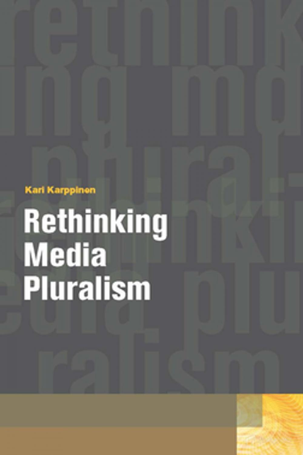 Big bigCover of Rethinking Media Pluralism