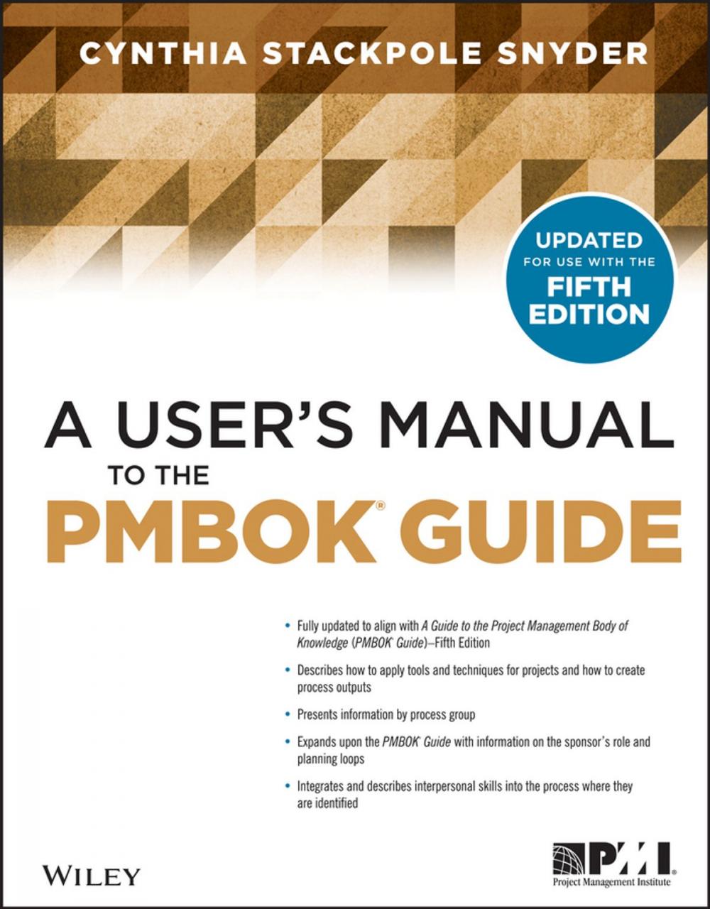 Big bigCover of A User's Manual to the PMBOK Guide