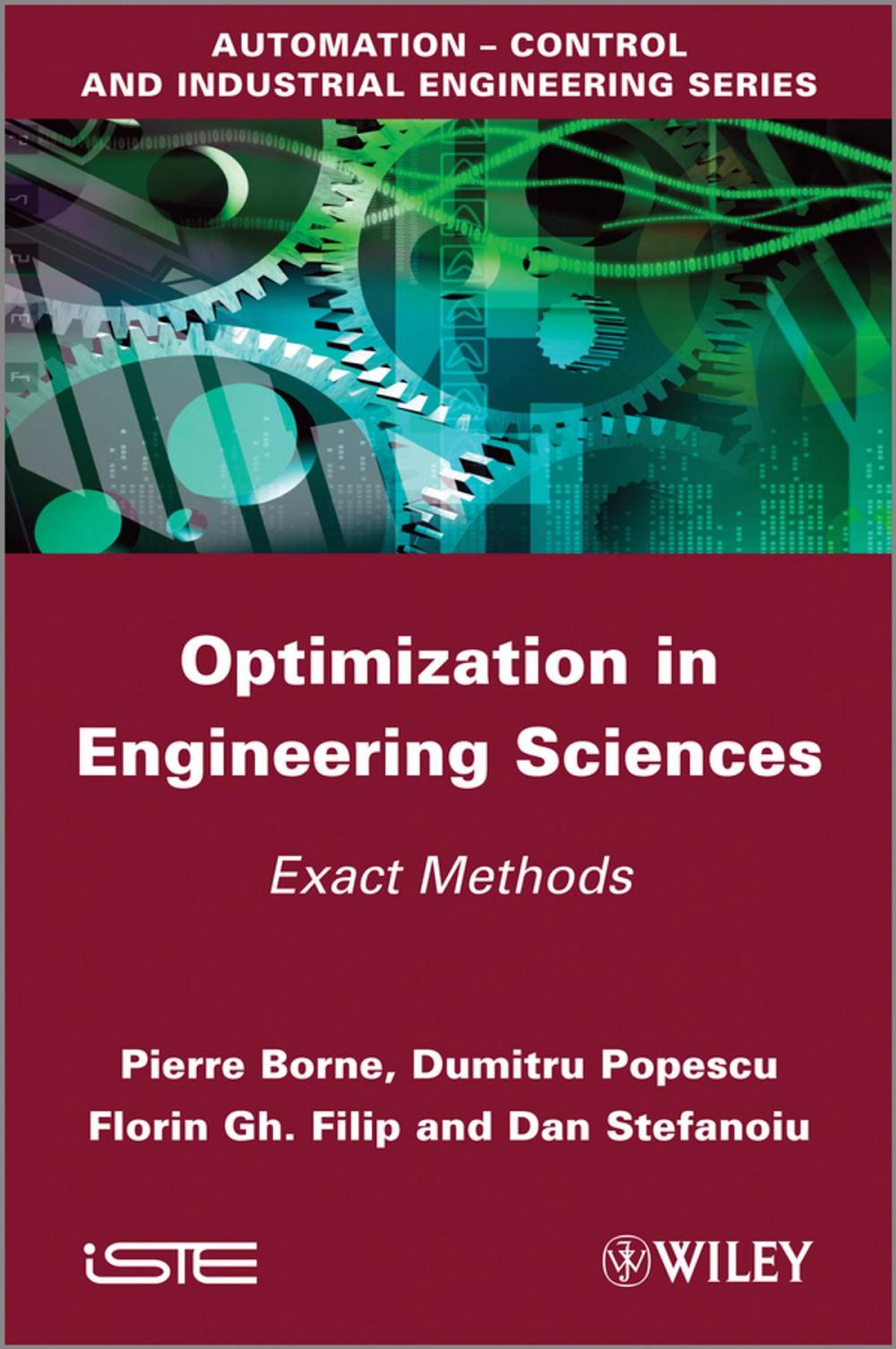 Big bigCover of Optimization in Engineering Sciences