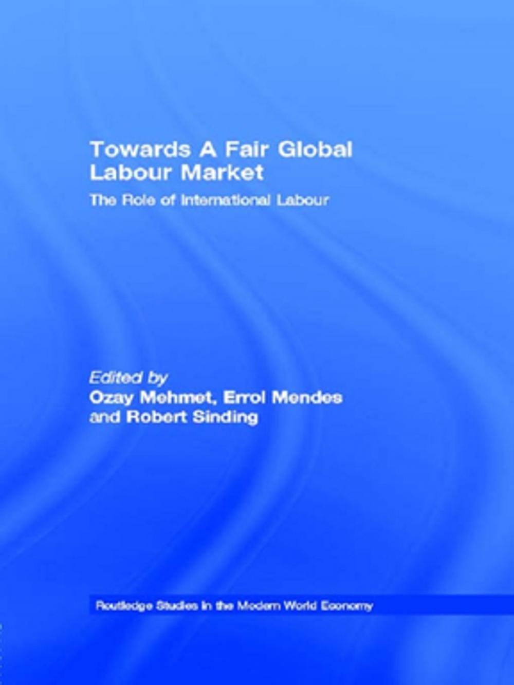 Big bigCover of Towards A Fair Global Labour Market