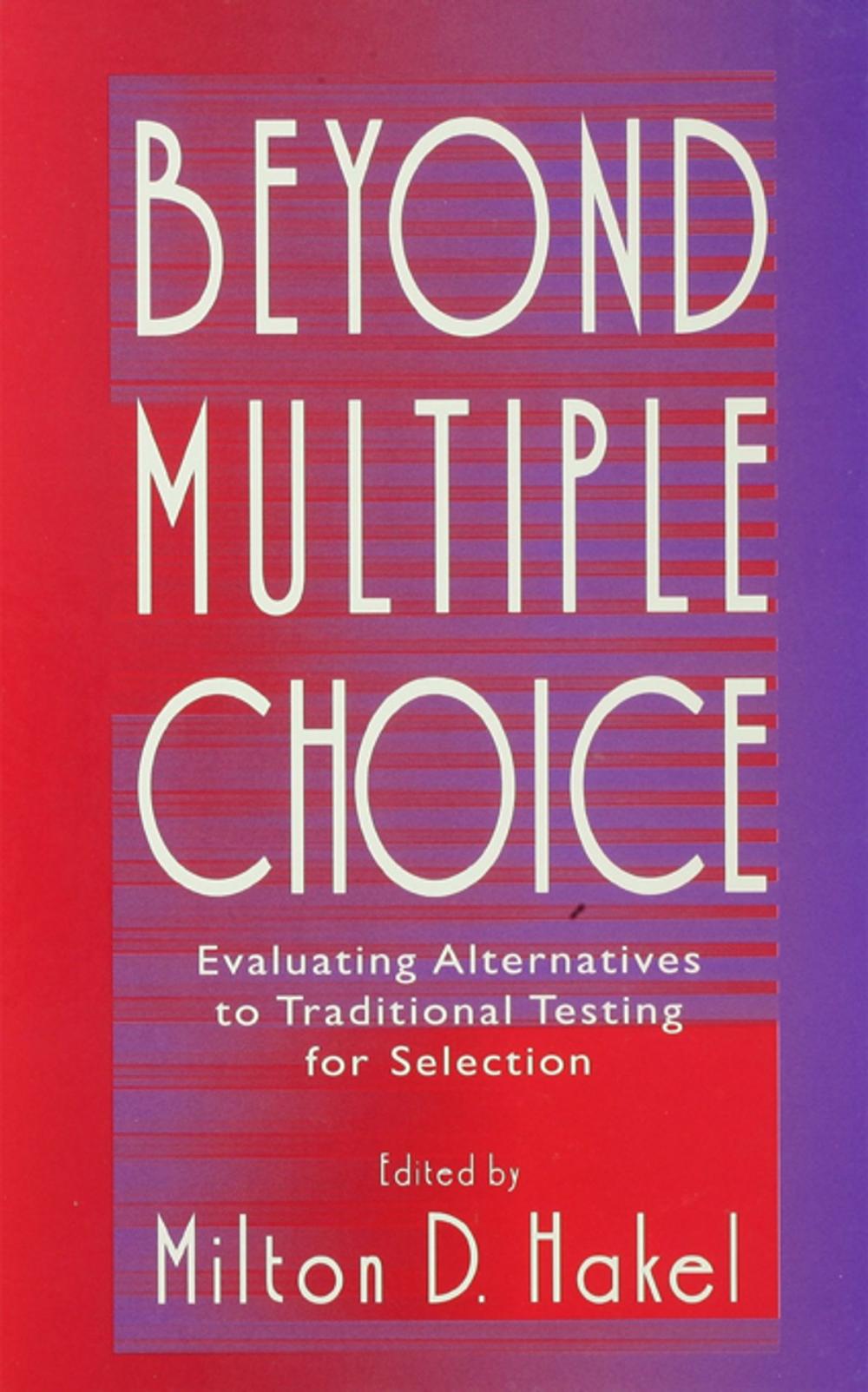 Big bigCover of Beyond Multiple Choice