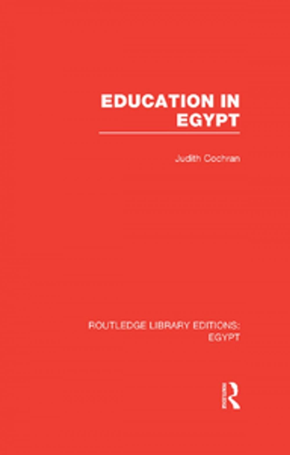 Big bigCover of Education in Egypt (RLE Egypt)