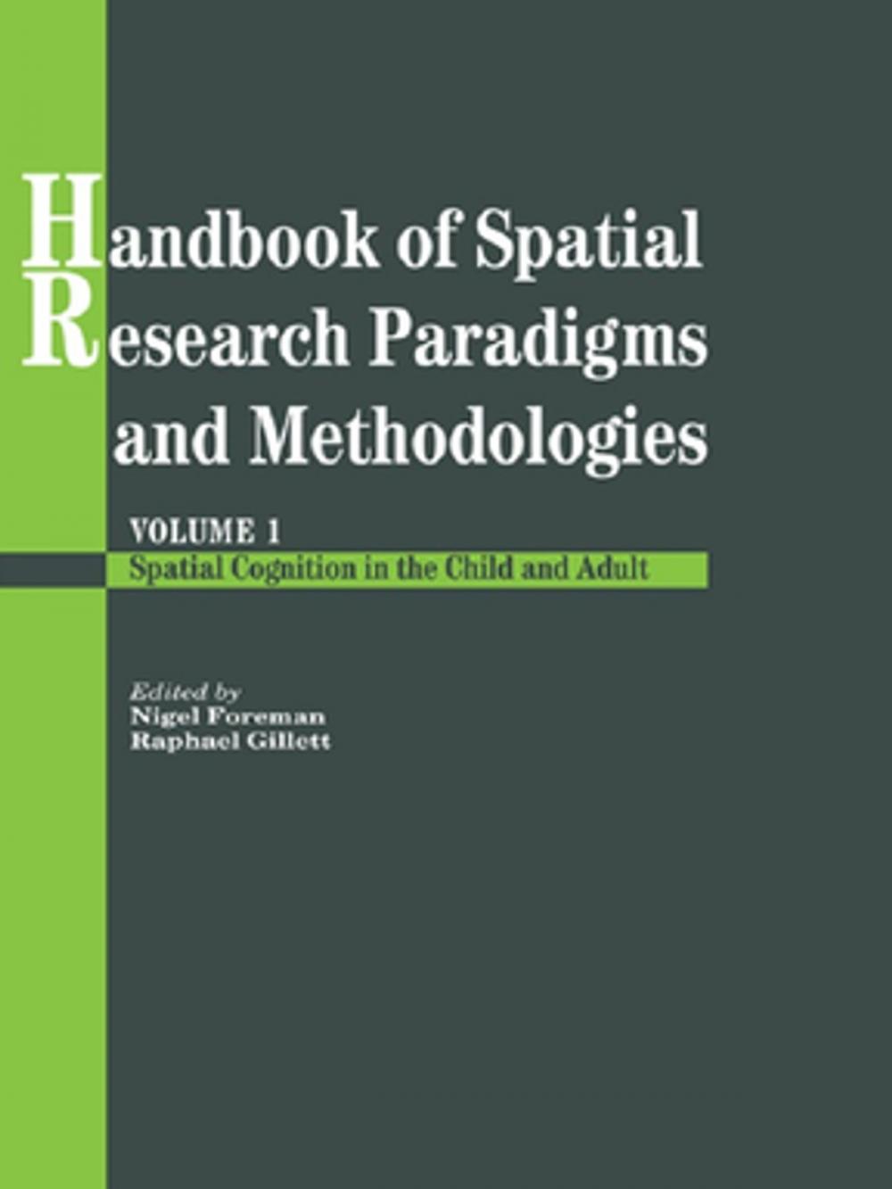 Big bigCover of Handbook Of Spatial Research Paradigms And Methodologies