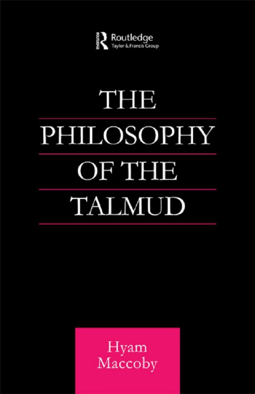 Big bigCover of Philosophy of the Talmud