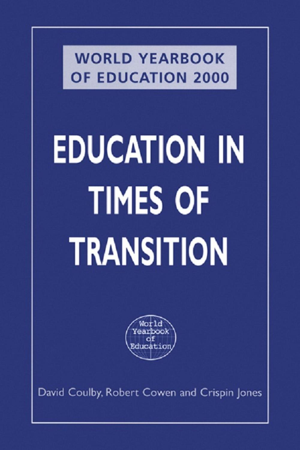 Big bigCover of World Yearbook of Education 2000