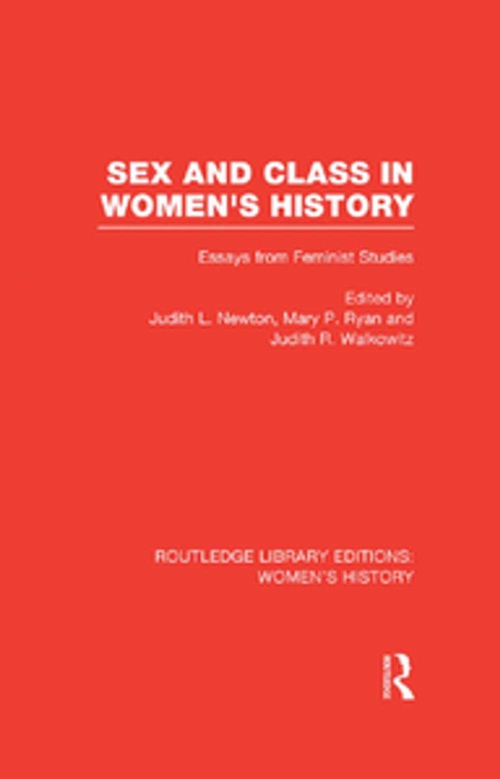 Big bigCover of Sex and Class in Women's History