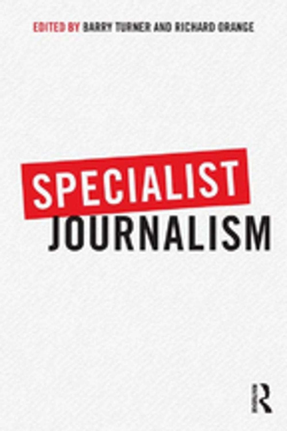 Big bigCover of Specialist Journalism