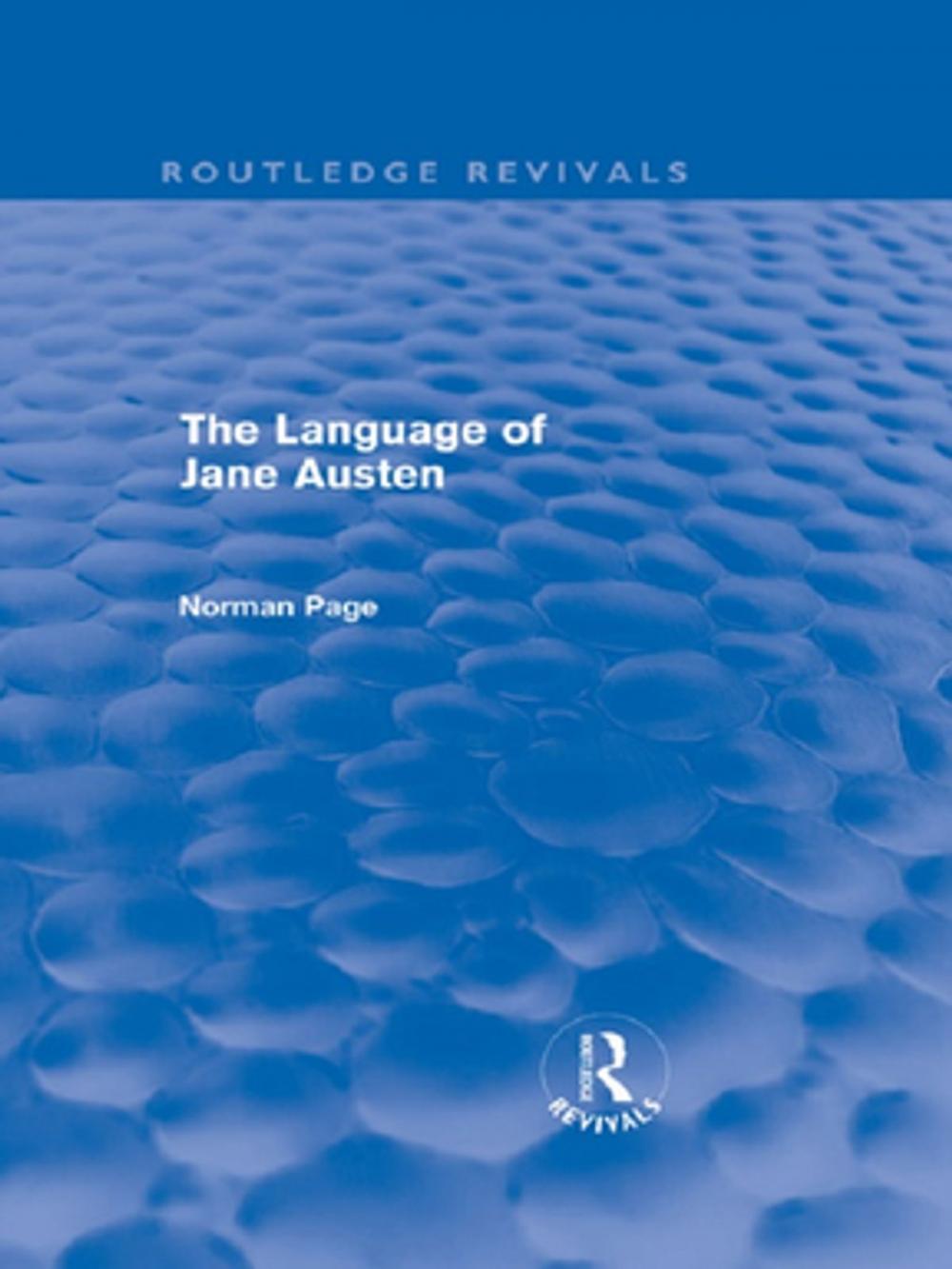 Big bigCover of The Language of Jane Austen (Routledge Revivals)