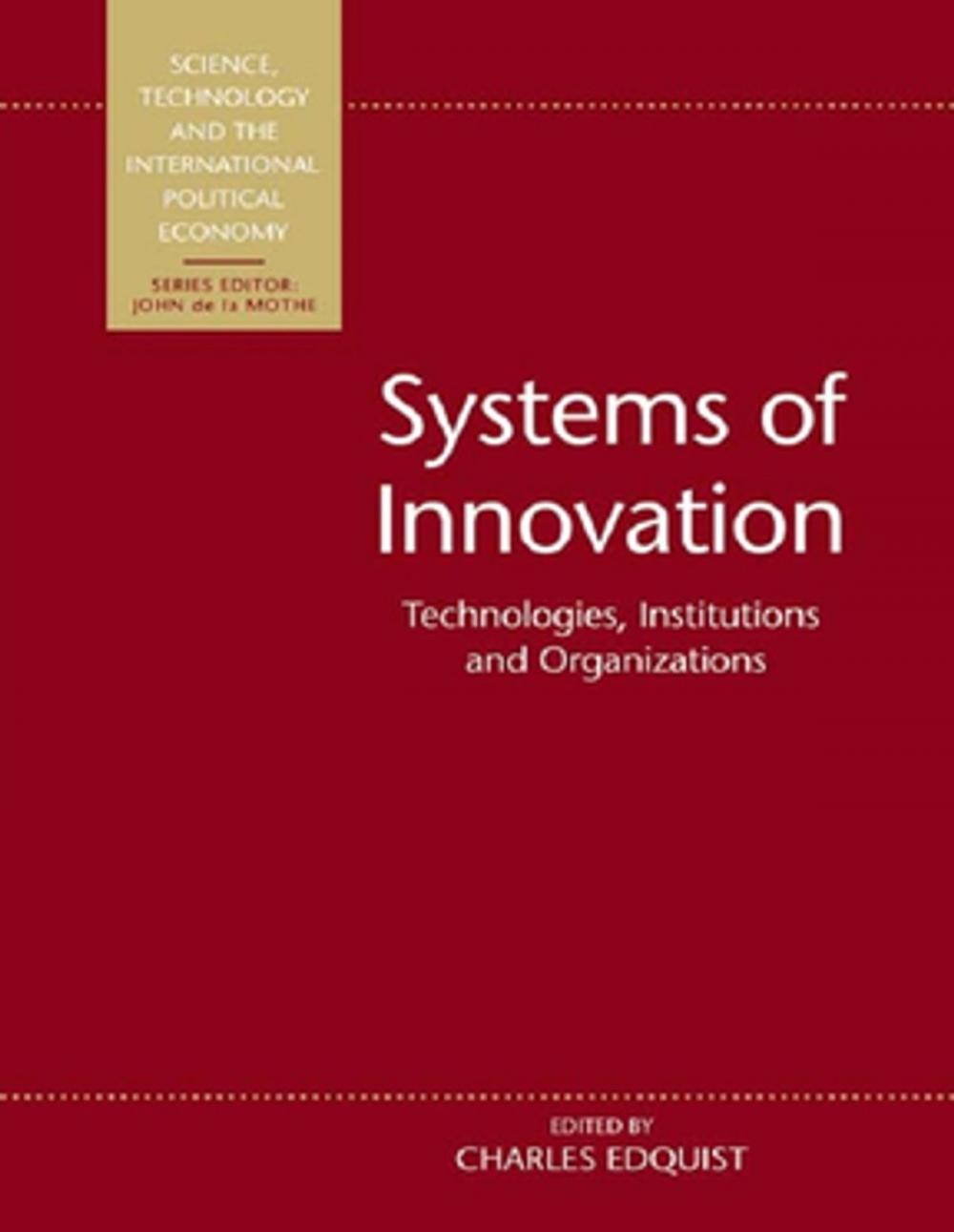 Big bigCover of Systems of Innovation