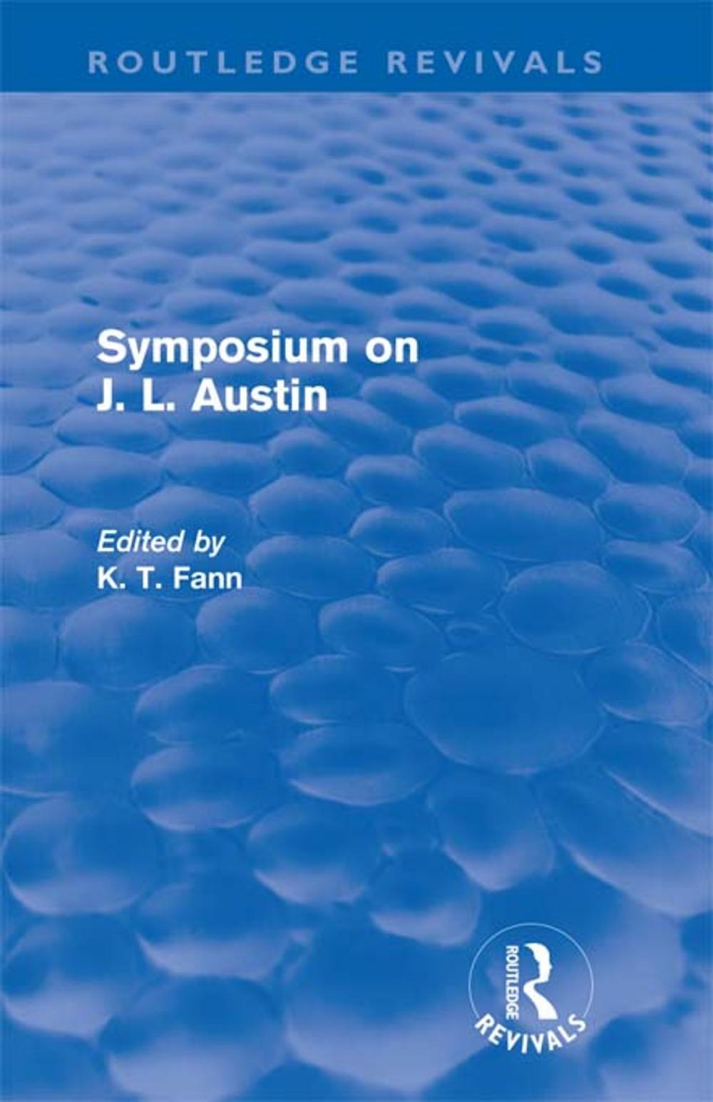 Big bigCover of Symposium on J. L. Austin (Routledge Revivals)