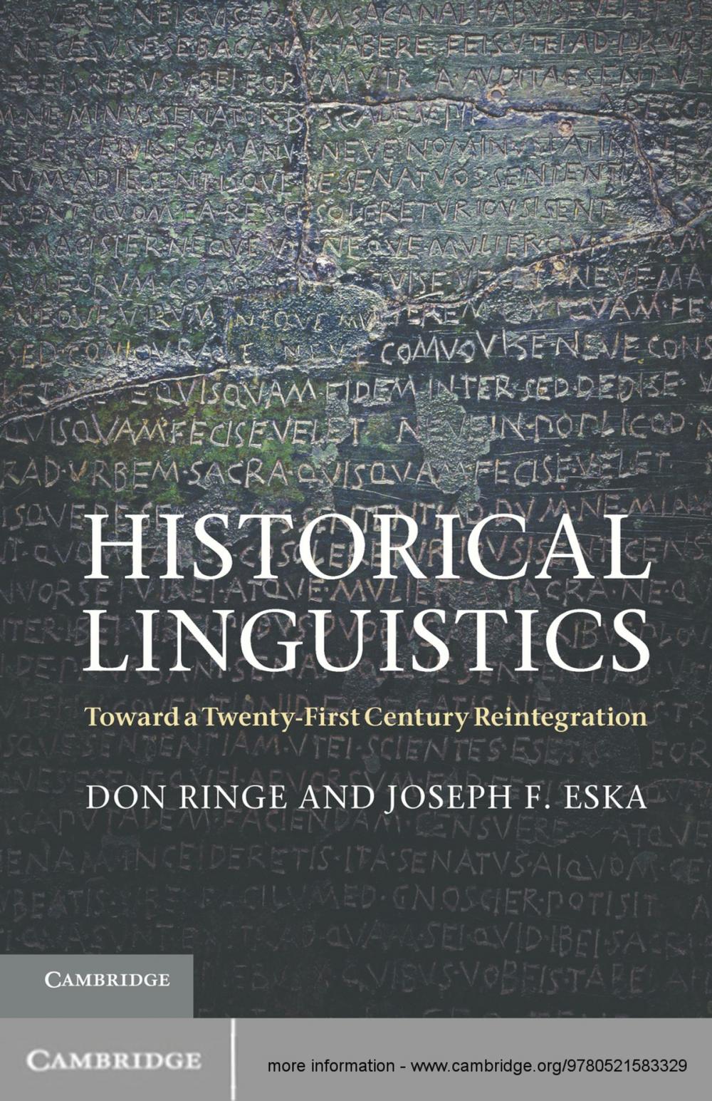 Big bigCover of Historical Linguistics