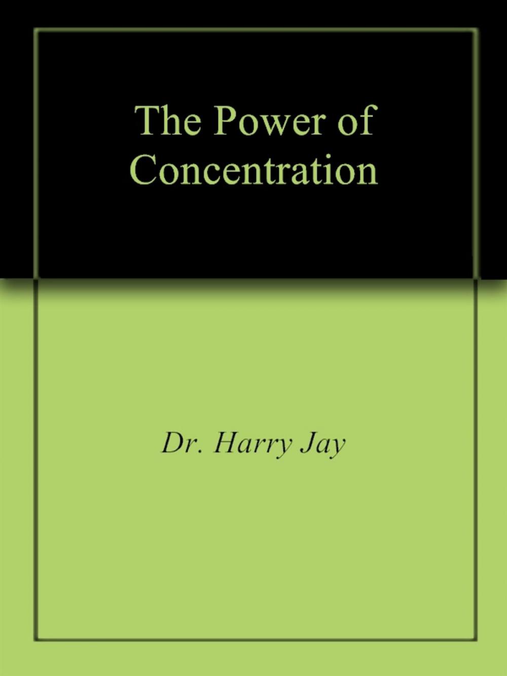 Big bigCover of The Power of Concentration