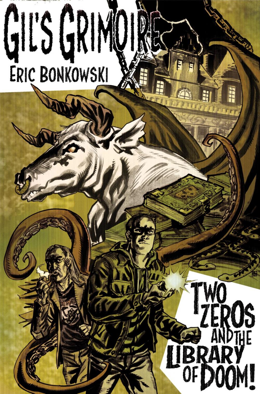 Big bigCover of Two Zeros and The Library of Doom!