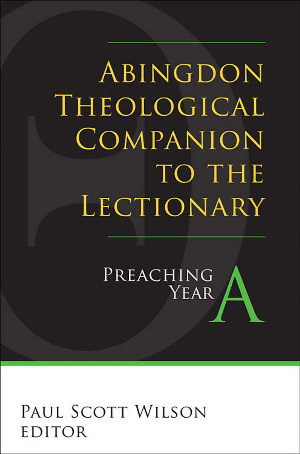 Big bigCover of Abingdon Theological Companion to the Lectionary (Year A)