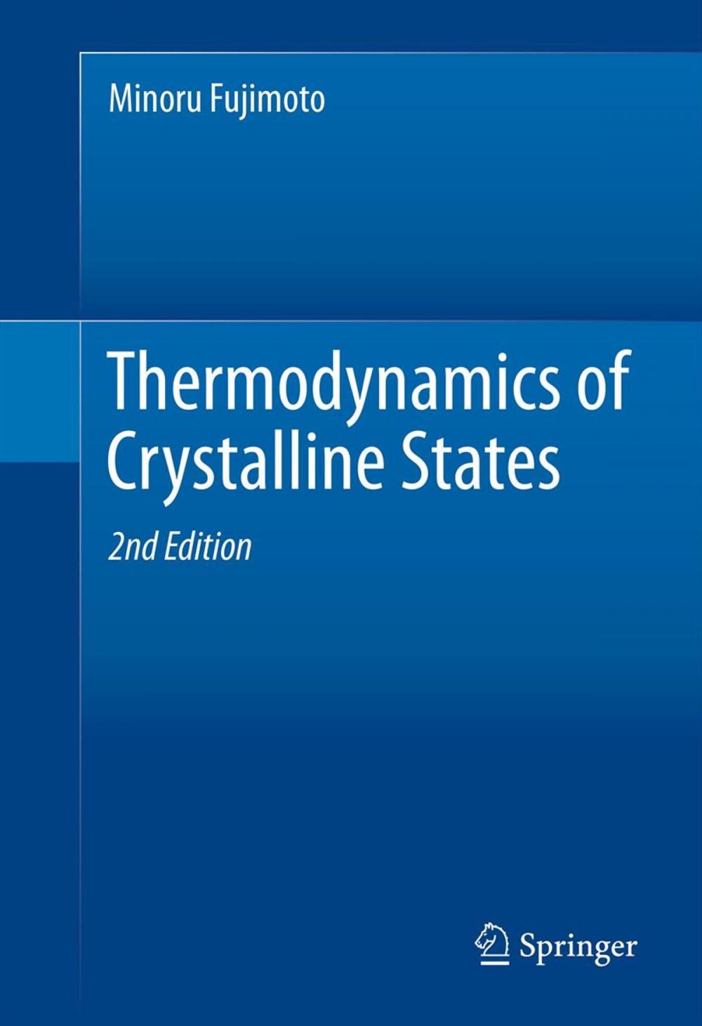 Big bigCover of Thermodynamics of Crystalline States