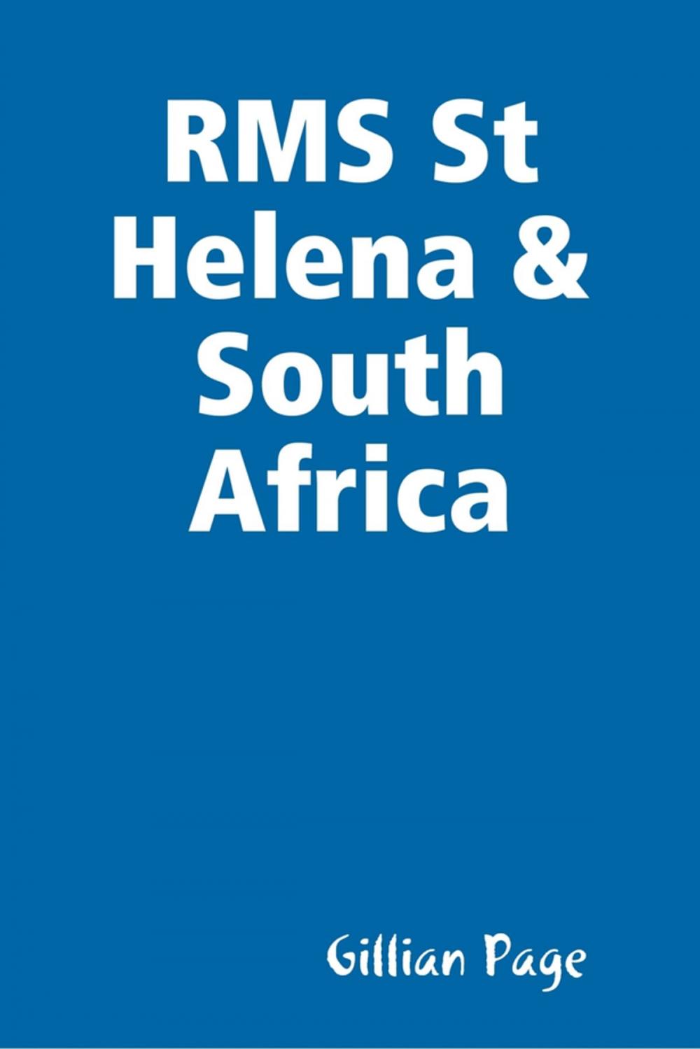 Big bigCover of RMS St Helena & South Africa