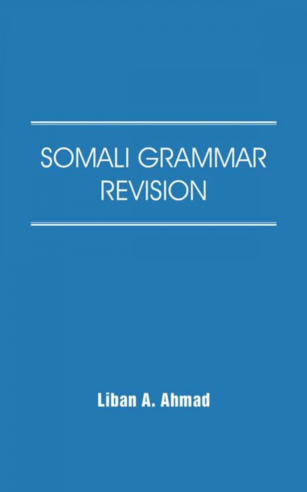 Big bigCover of Somali Grammar Revision