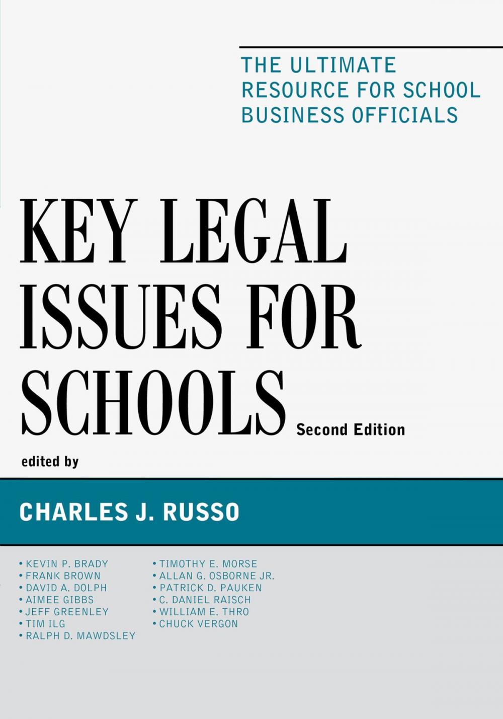 Big bigCover of Key Legal Issues for Schools