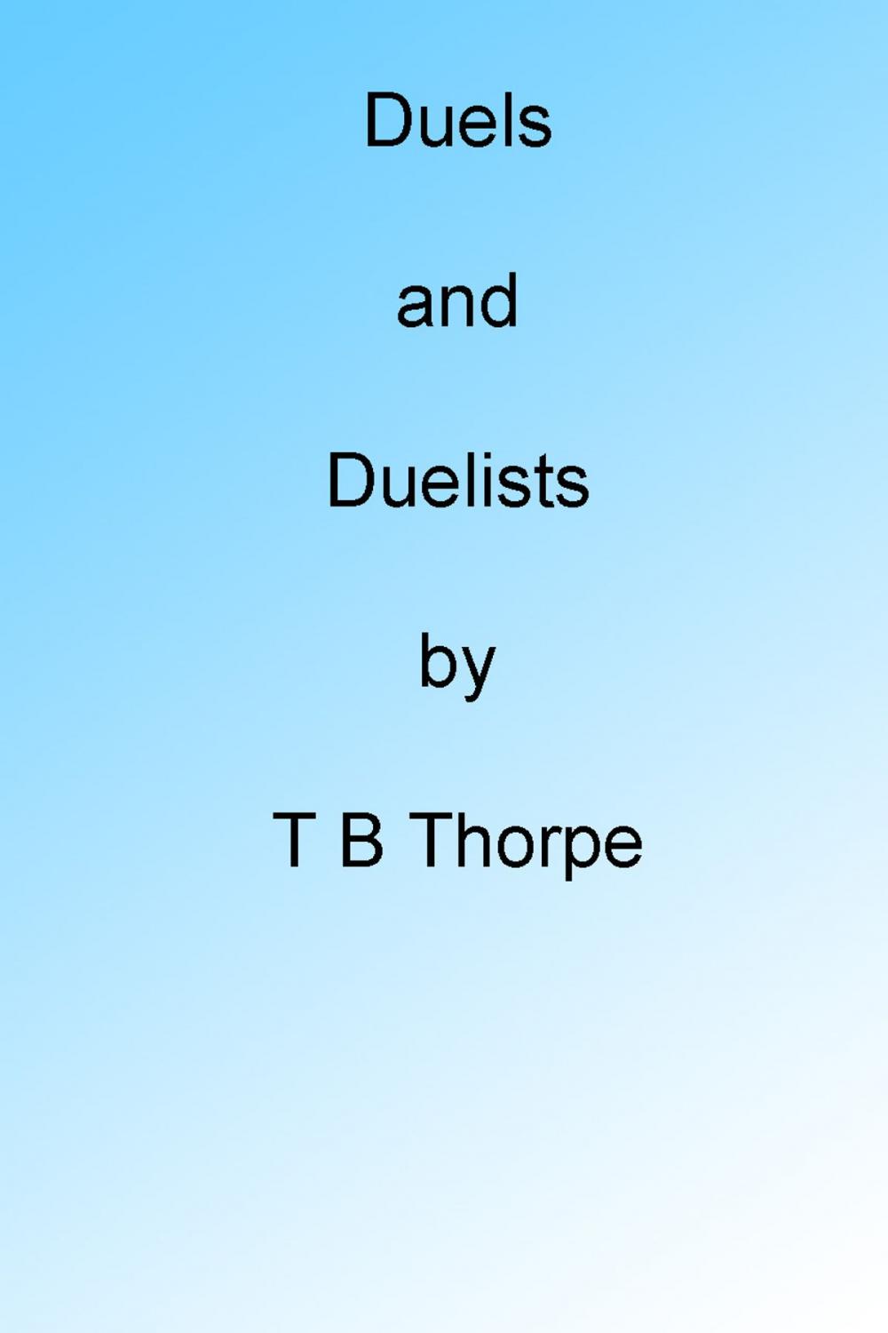 Big bigCover of Duels and Duelists