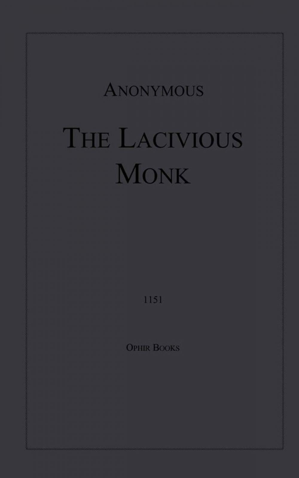 Big bigCover of The Lascivious Monk