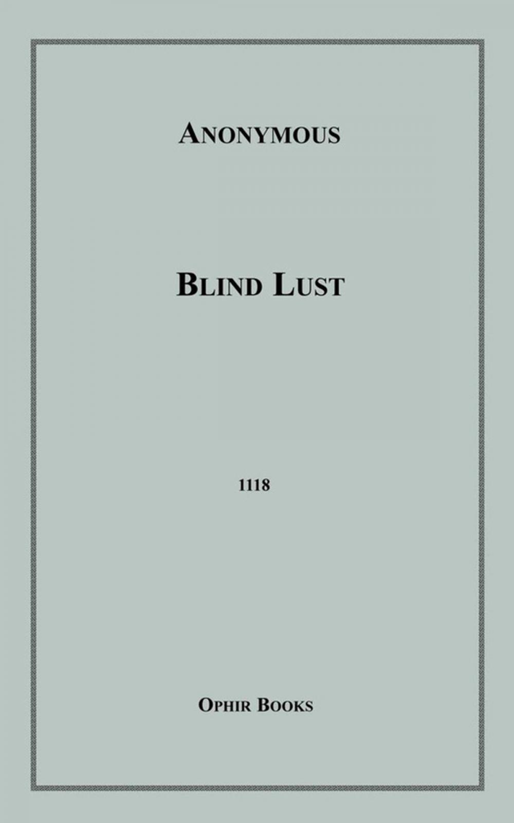 Big bigCover of Blind Lust