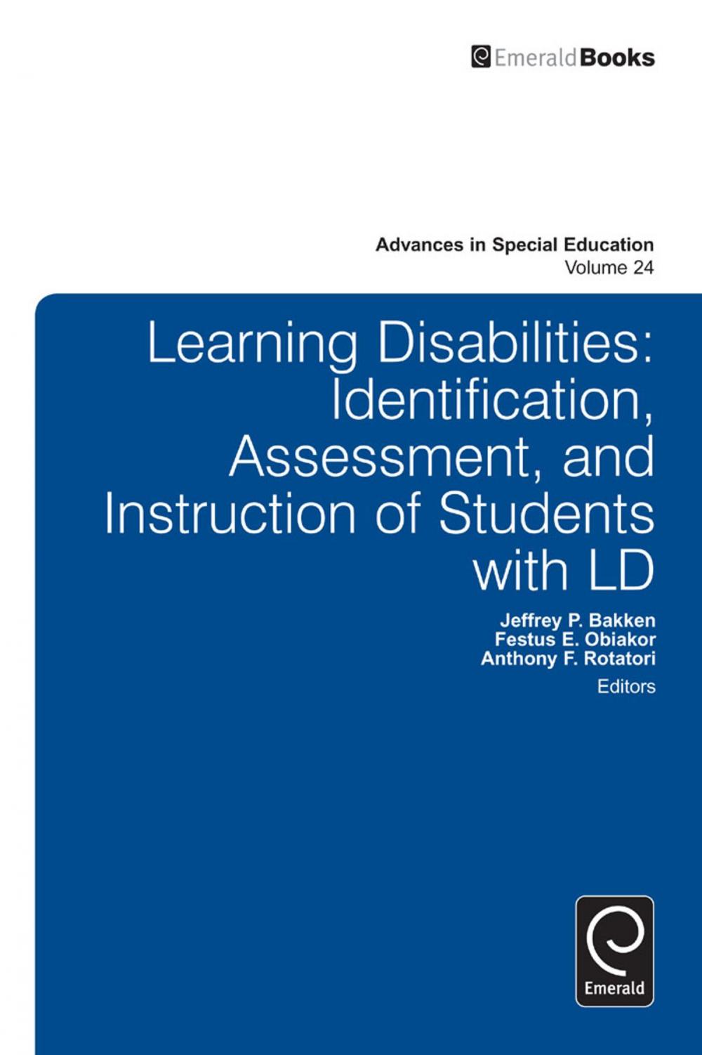 Big bigCover of Learning Disabilities