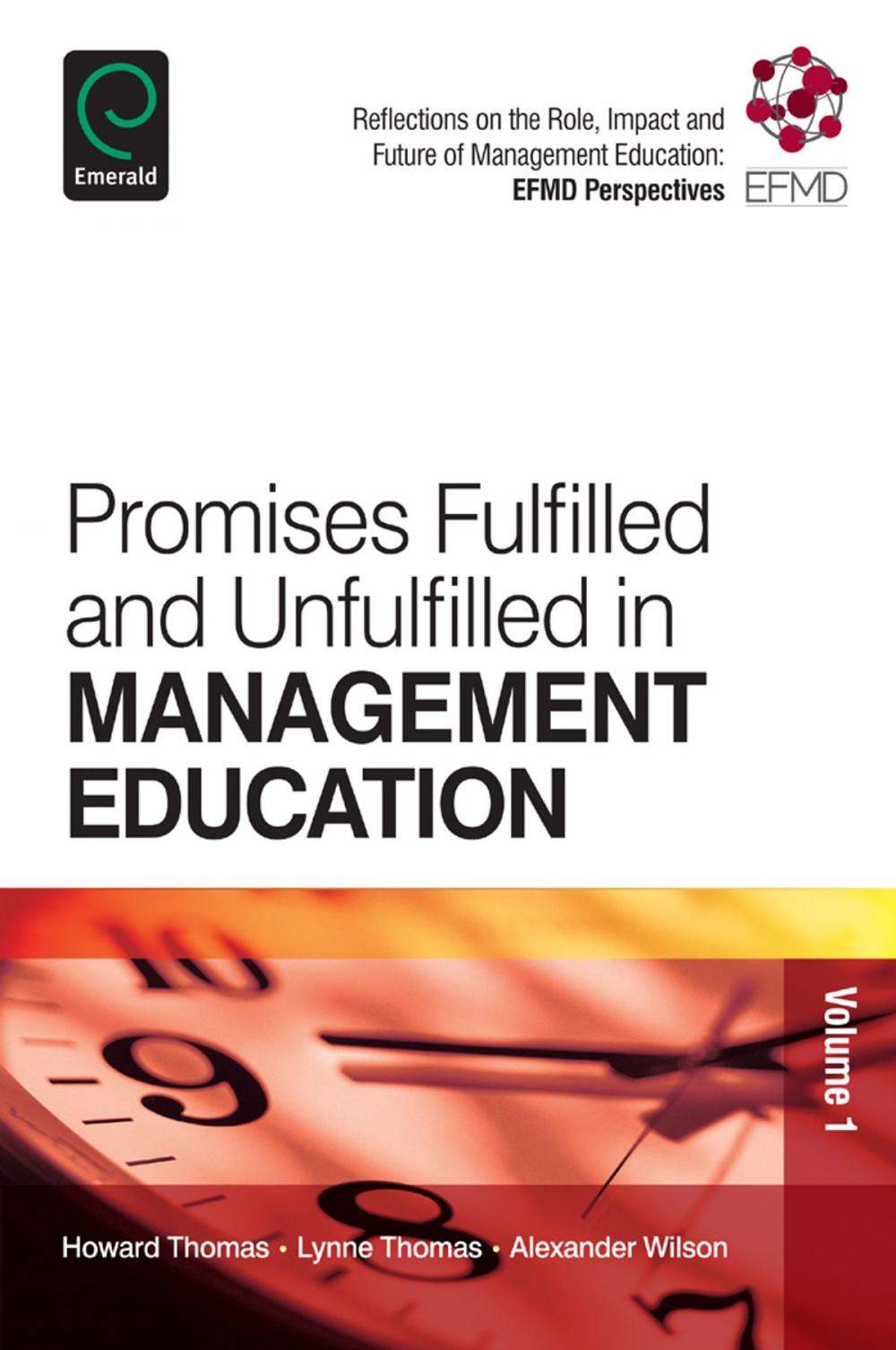 Big bigCover of Promises Fulfilled and Unfulfilled in Management Education