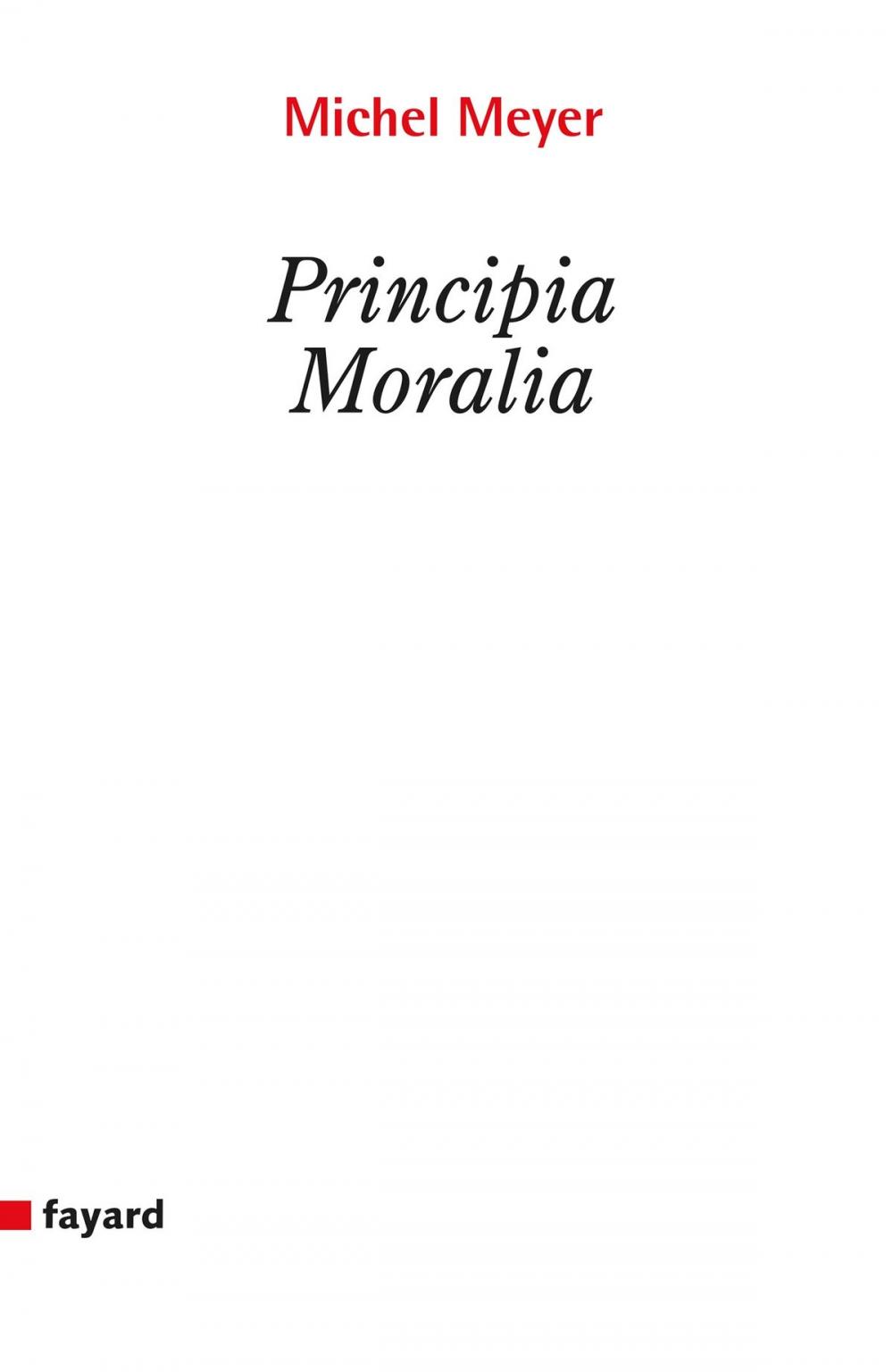 Big bigCover of Principia moralia