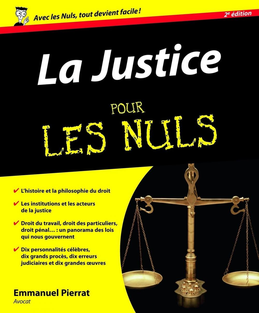 Big bigCover of La Justice Pour les Nuls