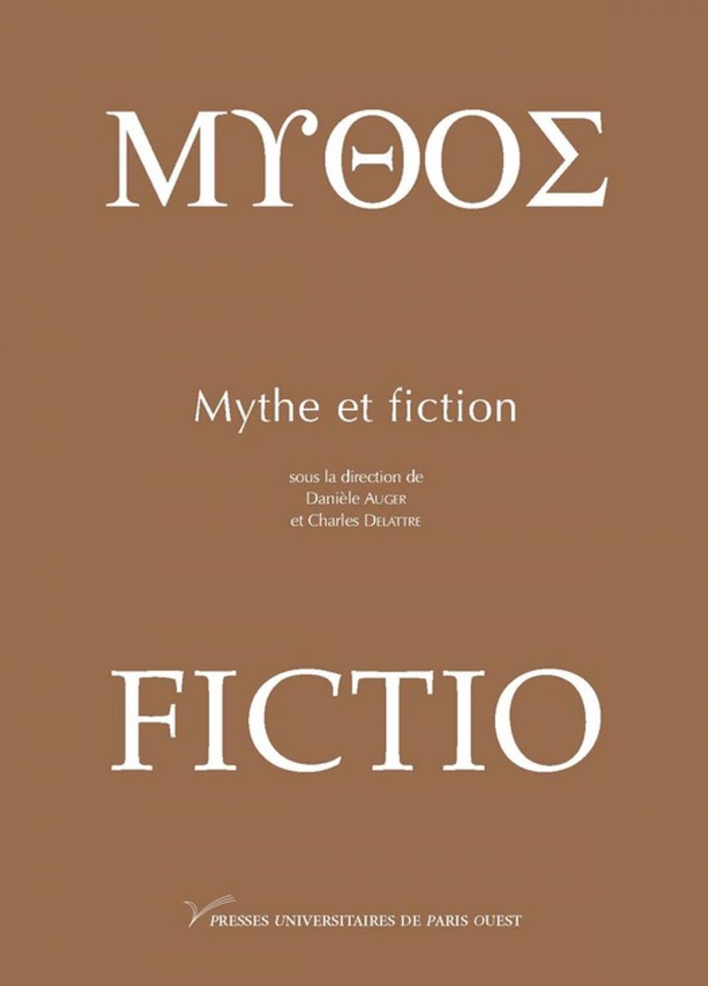 Big bigCover of Mythe et fiction