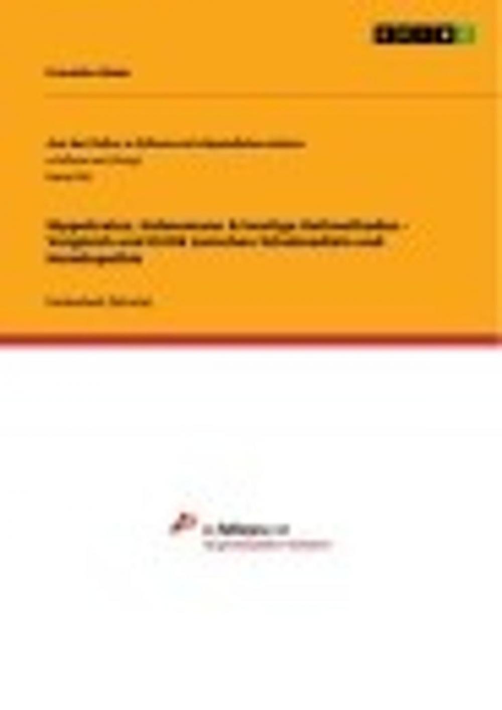 Big bigCover of Hippokrates, Hahnemann & heutige Heilmethoden - Vergleich und Kritik zwischen Schulmedizin und Homöopathie