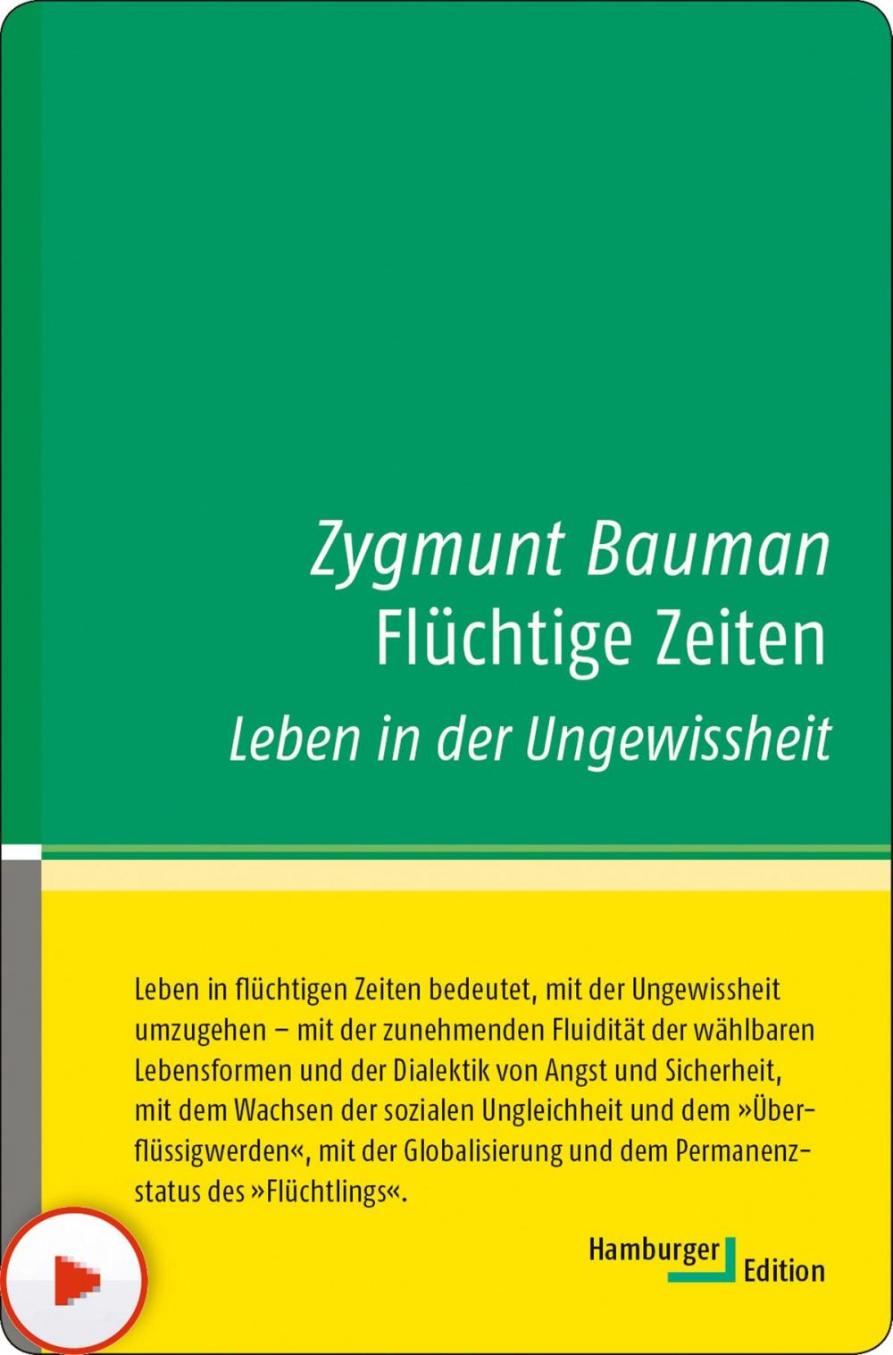 Big bigCover of Flüchtige Zeiten