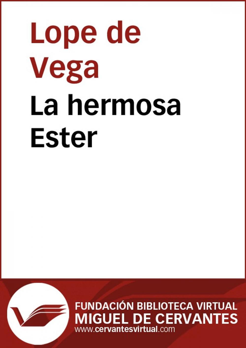 Big bigCover of La hermosa Ester