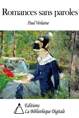 Cover of the book Romances sans paroles by Renée Vivien