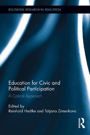 Cover of the book Education for Civic and Political Participation by Roberto Ciccone, Christian Gehrke, Gary Mongiovi