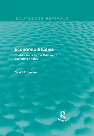 Book cover of Economic Studies (Routledge Revivals)