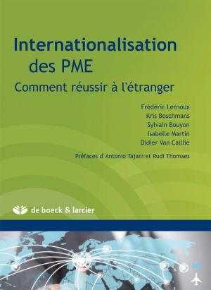 Cover of the book Internationalisation des PME by Jean-François Goffin, Grégory de Sauvage, Monsieur Bruno Colmant