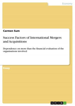 Cover of the book Success Factors of International Mergers and Acquisitions by Sandra Ilg