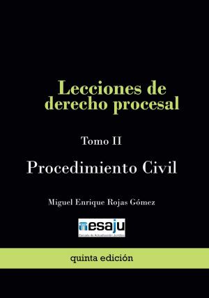 Book cover of Lecciones de derecho procesal. Tomo II Procedimiento Civil