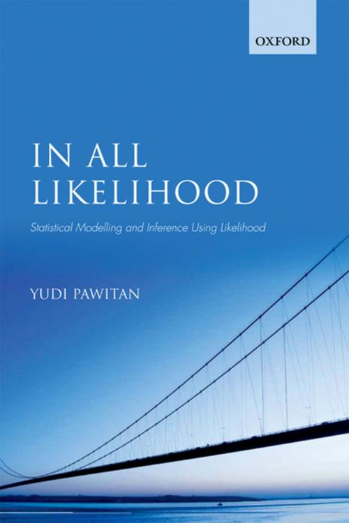 Cover of the book In All Likelihood by Yudi Pawitan, OUP Oxford