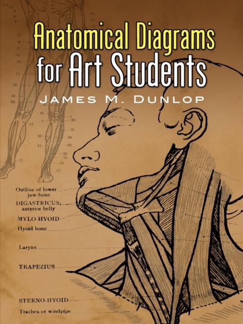 Cover of the book Anatomical Diagrams for Art Students by James M. Dunlop, Dover Publications