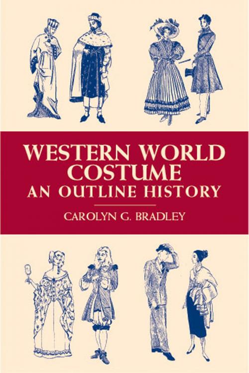 Cover of the book Western World Costume by Carolyn G. Bradley, Dover Publications