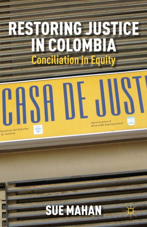 Cover of the book Restoring Justice in Colombia by S. Mahan, Palgrave Macmillan US