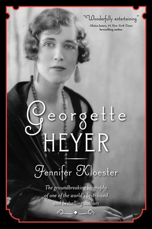 Cover of the book Georgette Heyer by Jennifer Kloester, Sourcebooks