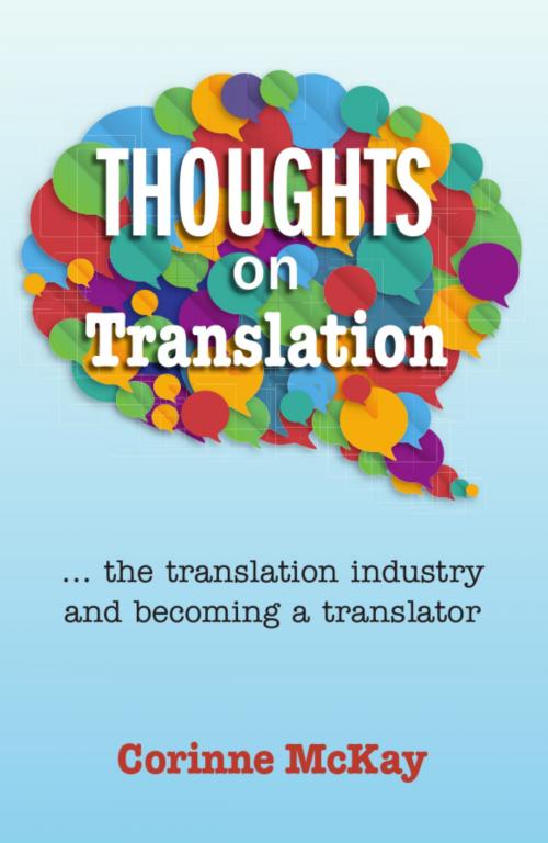 Cover of the book Thoughts on Translation by Corinne McKay, BookBaby