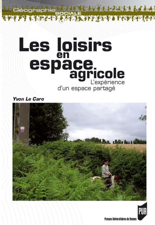 Cover of the book Les loisirs en espace agricole by Yvon le Caro, Presses universitaires de Rennes