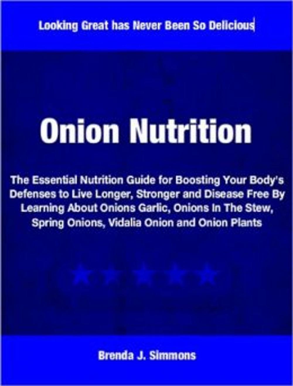 Big bigCover of Onion Nutrition