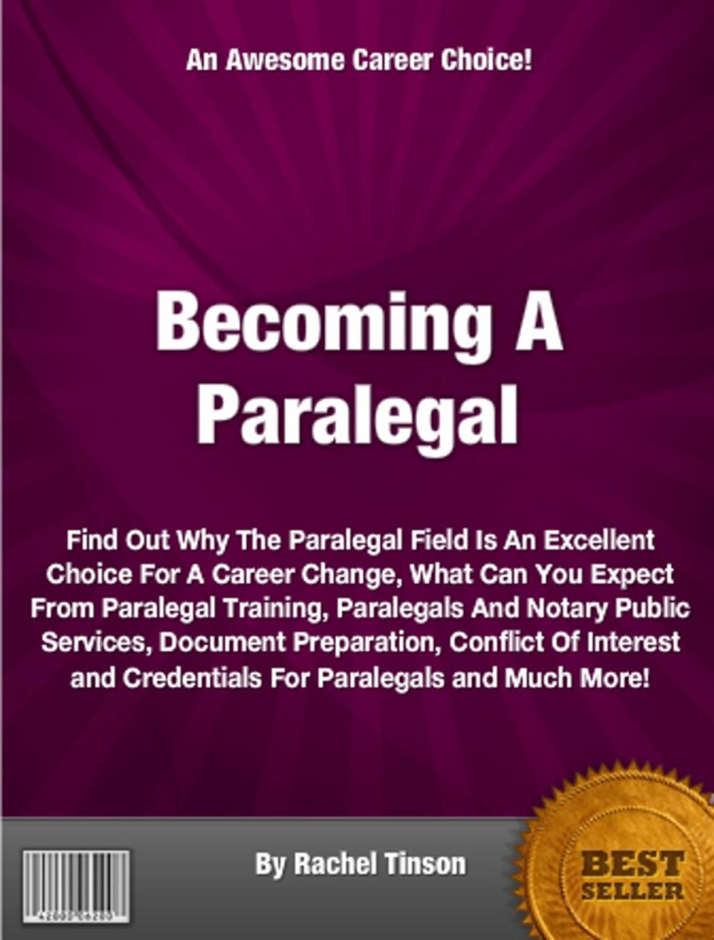 Big bigCover of Becoming A Paralegal