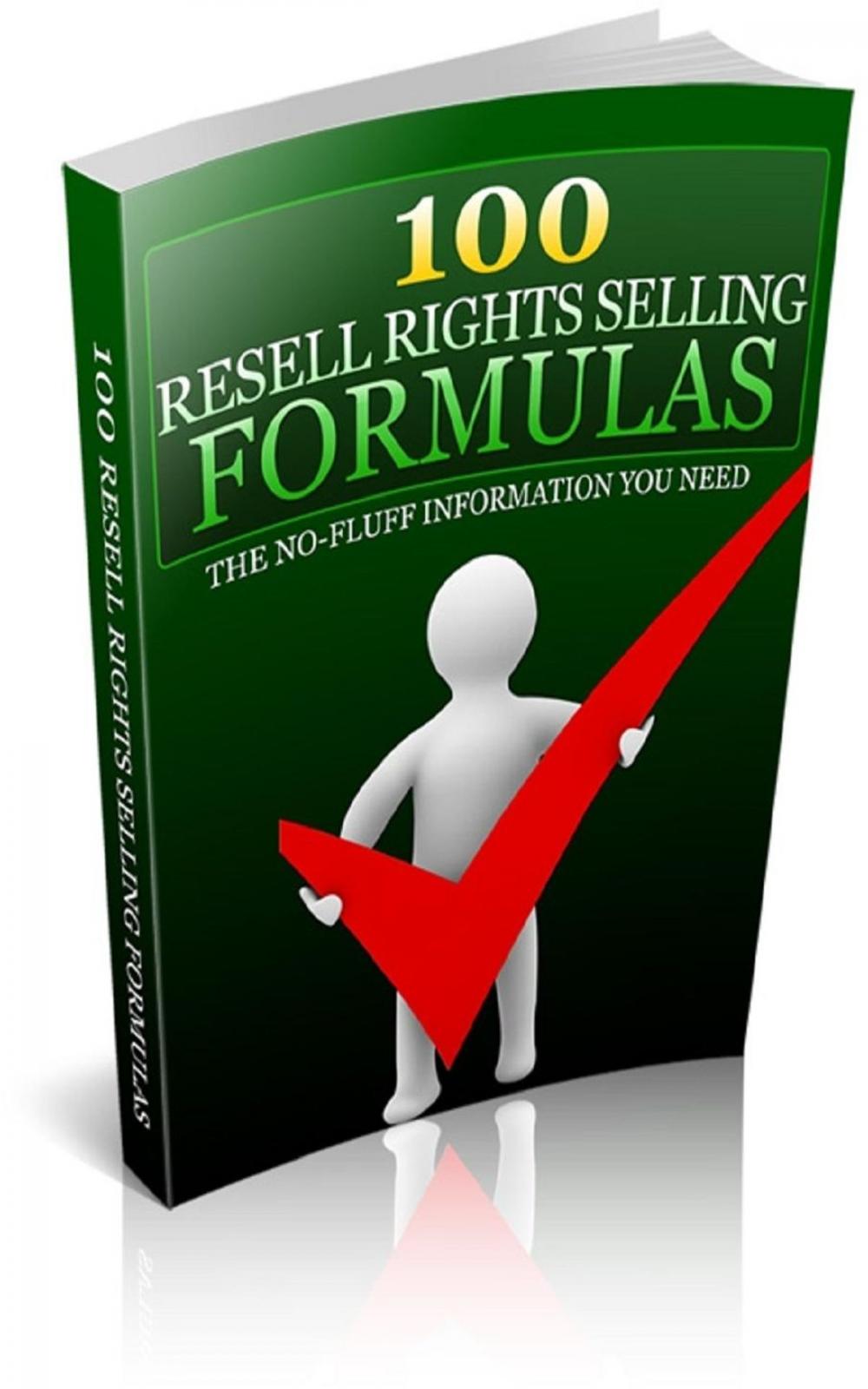 Big bigCover of 100 Resell Rights Selling Formulas